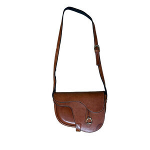 Marie Antoniette Genuine Leather Purse/Crossbody. Brown.  Made in Argentina.